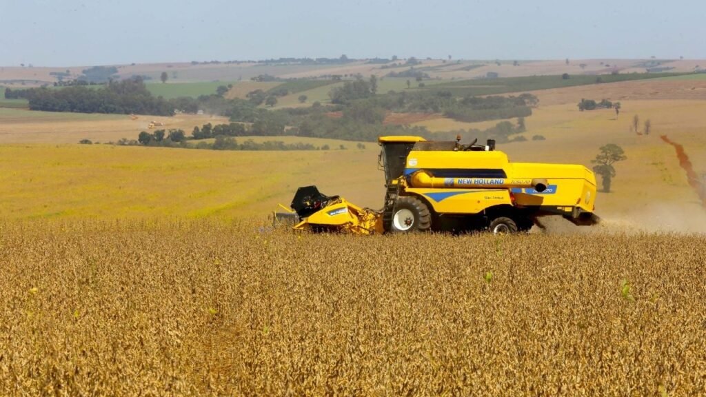 Lavoura de soja no Paraná em excelente estado durante a safra 2025/2026