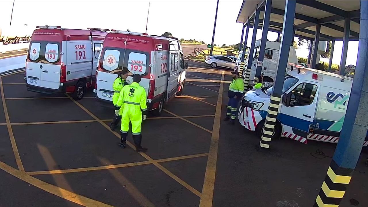 Bebê nasce na ambulância durante atendimento de emergência em Candói, no Paraná