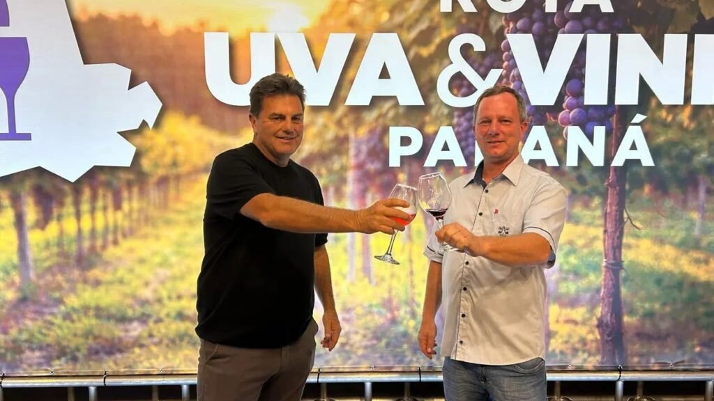 Vinhedo participante da Rota Uva e Vinho Paraná em Guarapuava