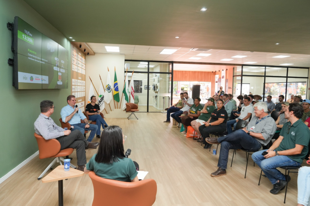 Painel da Itaipu sobre investimentos no campo no Show Rural 2026