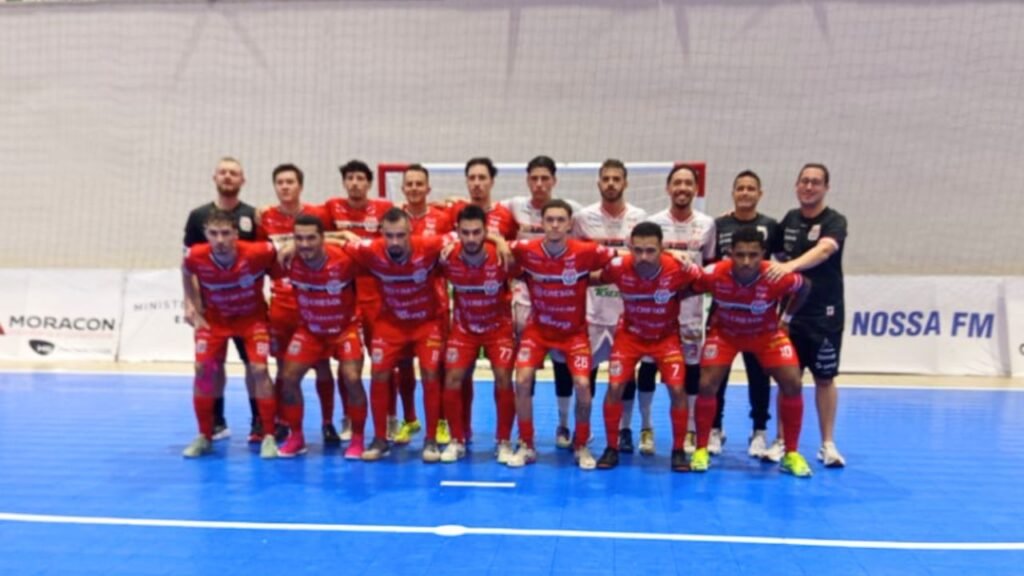 Partida entre CAD Guarapuava e ACEL Chopinzinho pela Série Ouro do Paranaense de Futsal