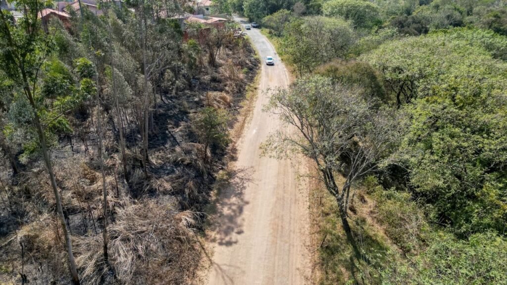 Estrada rural de Jacarezinho, no Norte Pioneiro. Foto: William Brisida/Itaipu Binacional.