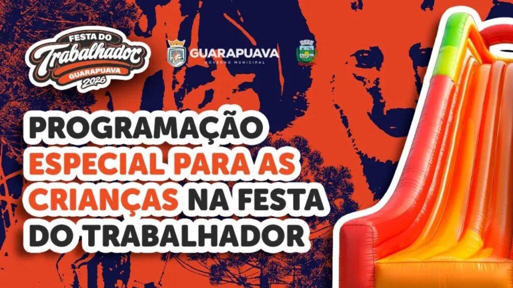 Festa do Trabalhador com atividades para crianças