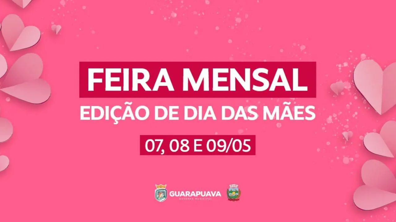 Feira reúne produtos artesanais e alimentos caseiros no Pátio Boqueirão, em Guarapuava.