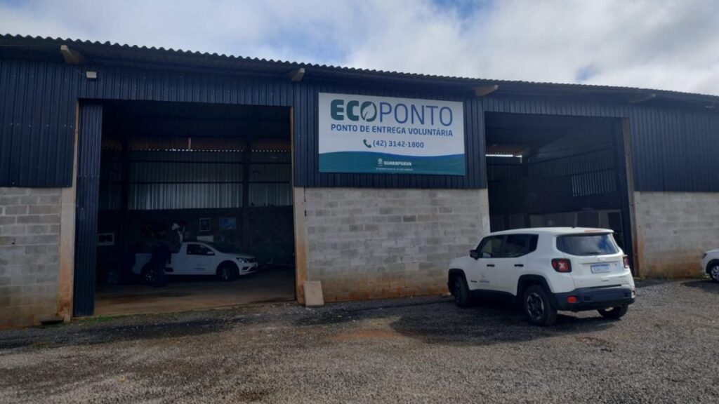 Ecoponto de Guarapuava recebe materiais para descarte correto e gratuito
