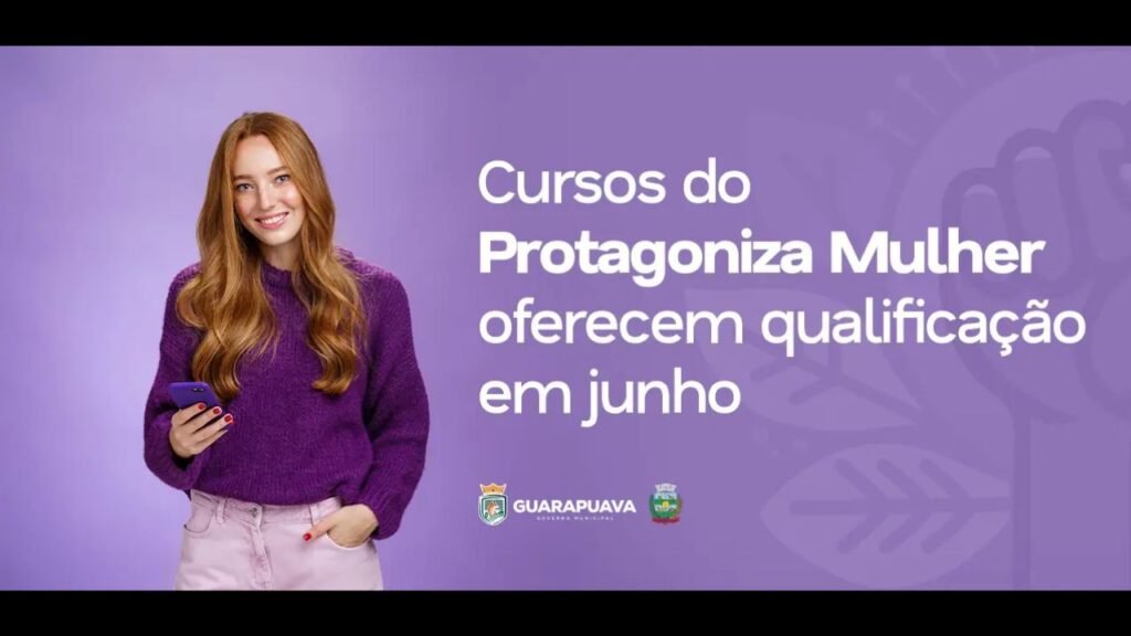 Programa Protagoniza Mulher oferece cursos gratuitos de estética e gastronomia em Guarapuava.