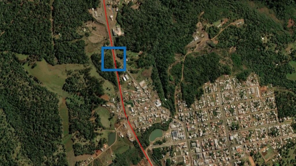 Detonação de rochas na PRC-466 provoca interdição em Turvo. Foto: DER
