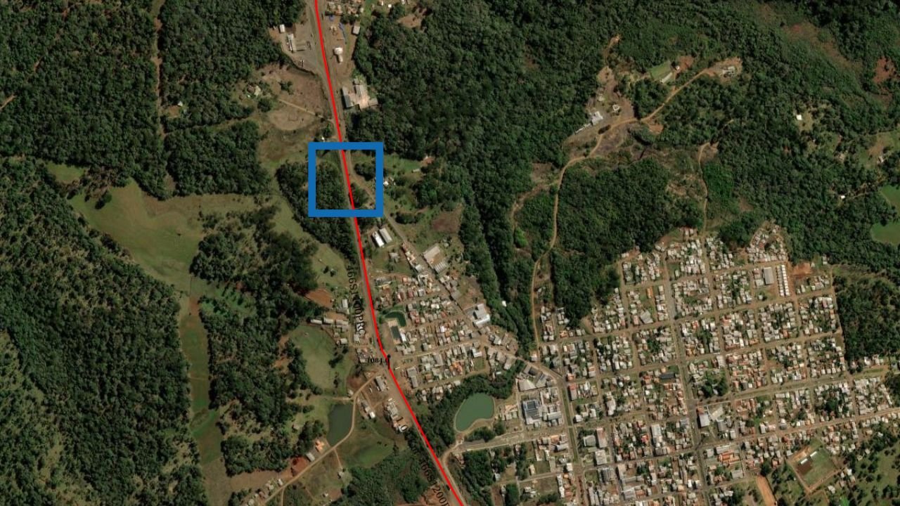Detonação de rochas na PRC-466 provoca interdição em Turvo. Foto: DER