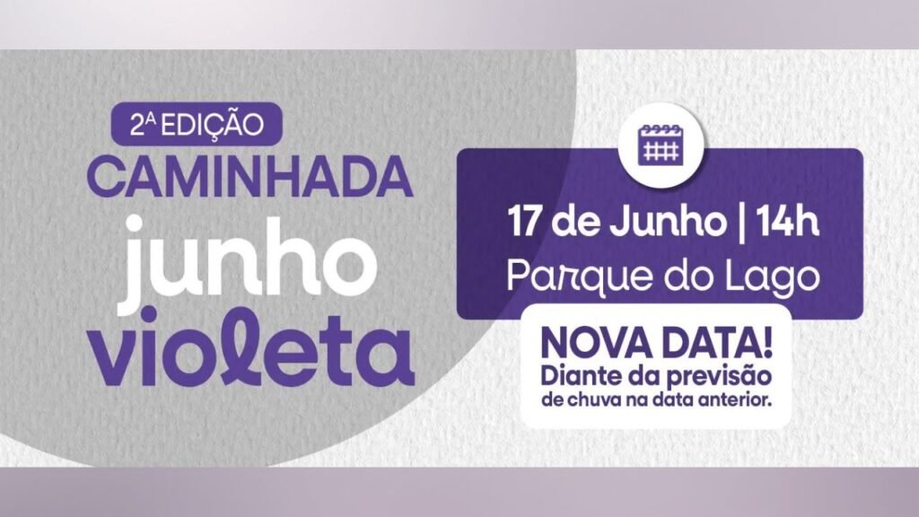 Guarapuava promove caminhada do Junho Violeta no Parque do Lago