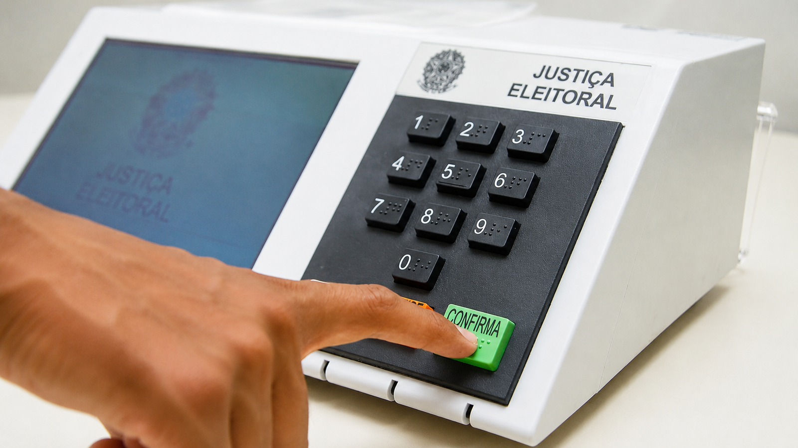 Imagem ilustrativa representa a solicitação do voto em trânsito para eleitores que estarão fora da cidade onde votam nas Eleições 2026.