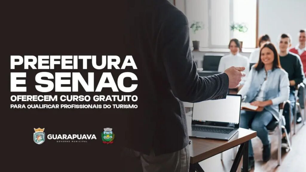 Curso gratuito pretende qualificar profissionais que atuam no atendimento e recepção de visitantes em Guarapuava.