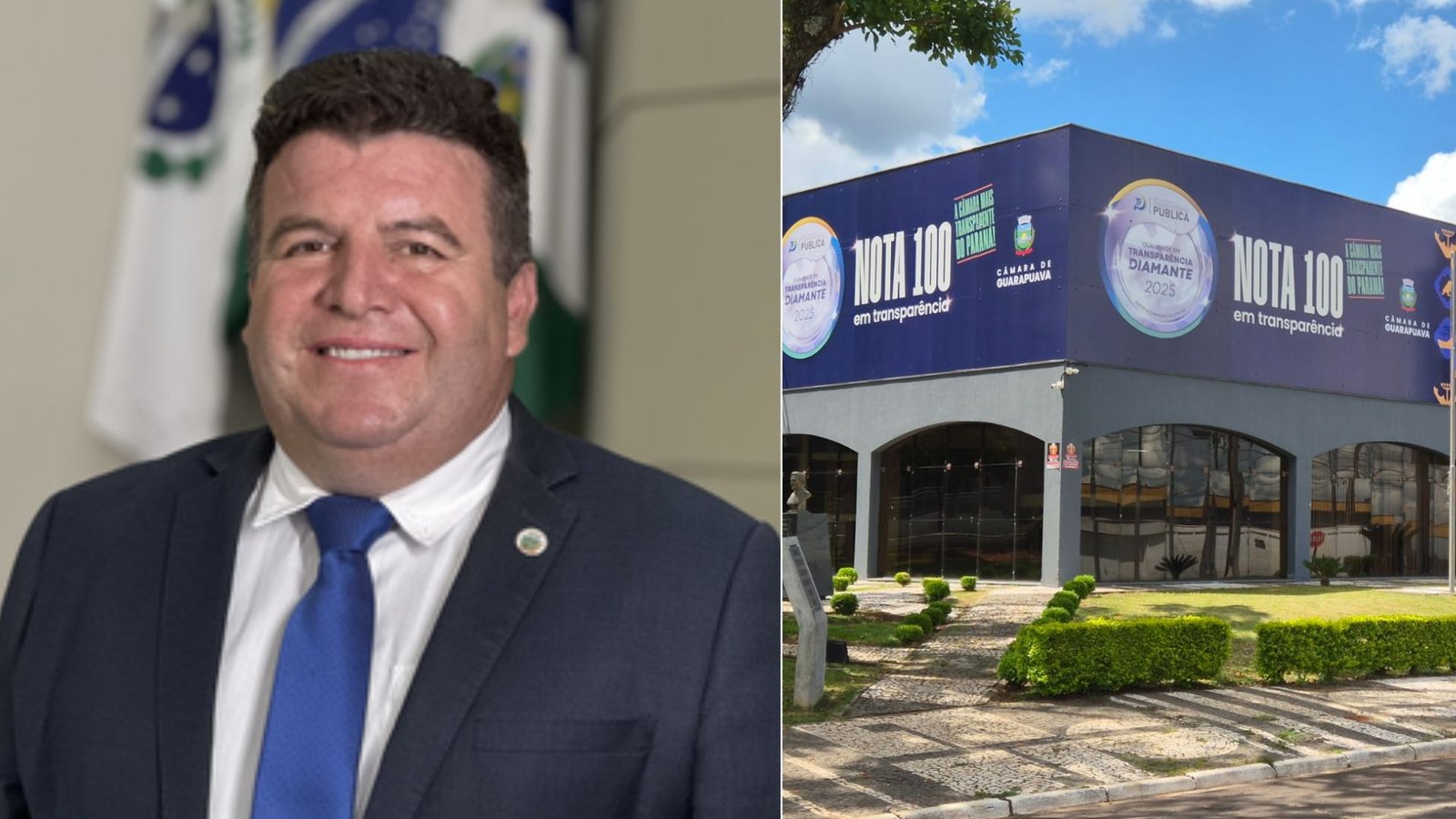 Paulo Lima solicitou licença do mandato de vereador para assumir a Secretaria Municipal de Meio Ambiente. Com isso, Élcio Melhem será convocado para ocupar a vaga na Câmara. Fotos: Divulgação/ Câmara Municipal.