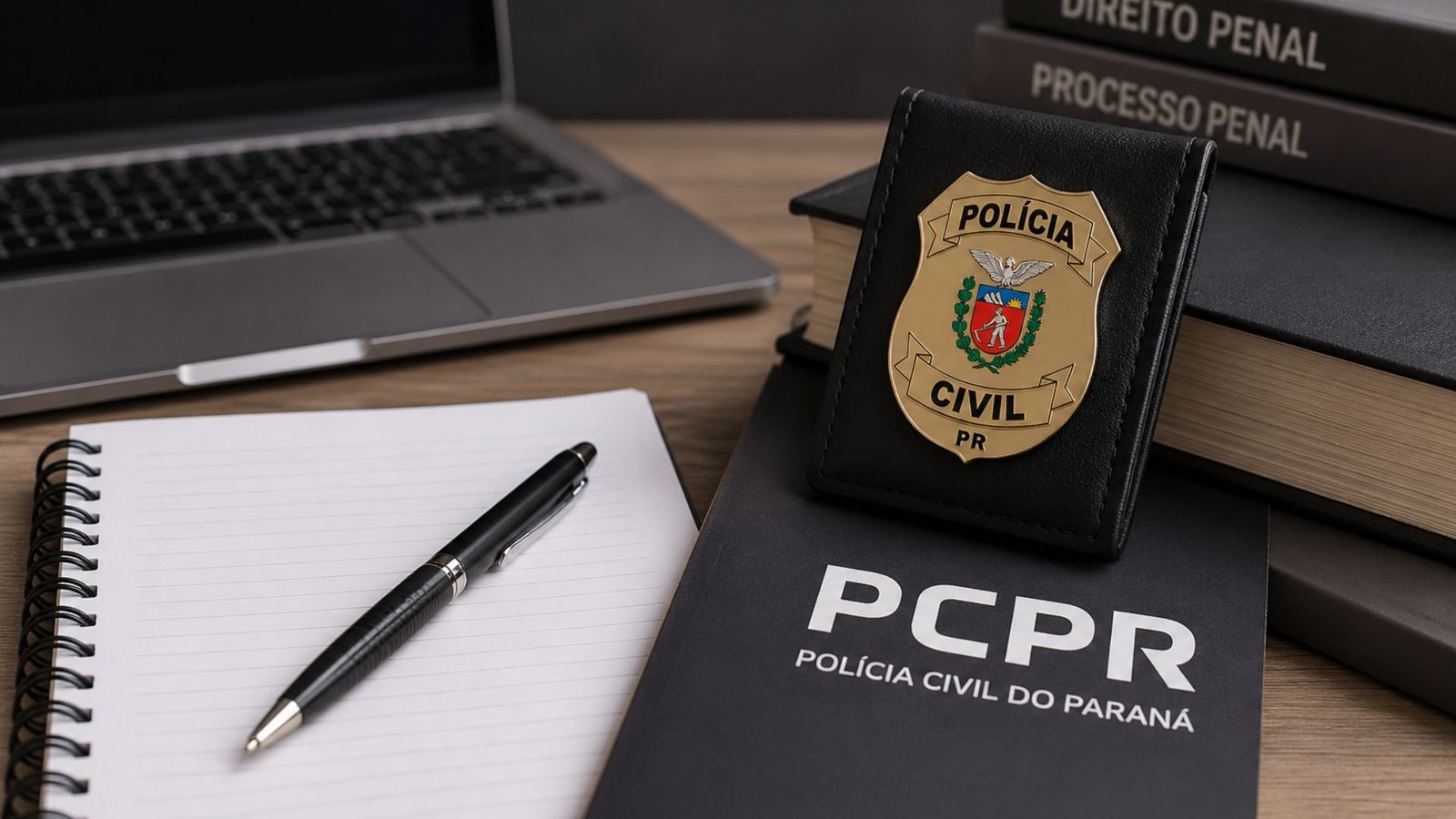 Polícia Civil do Paraná abre concurso para cadastro de reserva com salários que chegam a R$ 26,8 mil. Imagem ilustrativa.