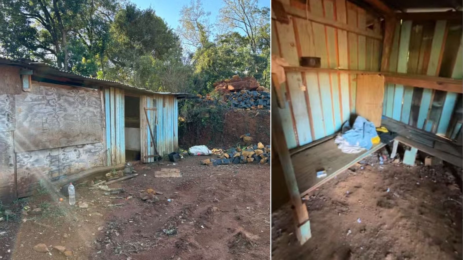 Operações da Polícia Civil foram realizadas em Cantagalo e Virmond e resultaram na prisão de um investigado por furto e no resgate de dois trabalhadores. Fotos: Divulgação/ Polícia Civil