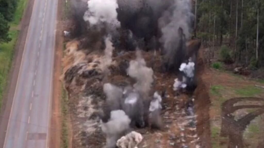 PR-466 terá interdições para desmonte de rochas entre Guarapuava e Turvo. Imagem de arquivo/ Ilustrativa