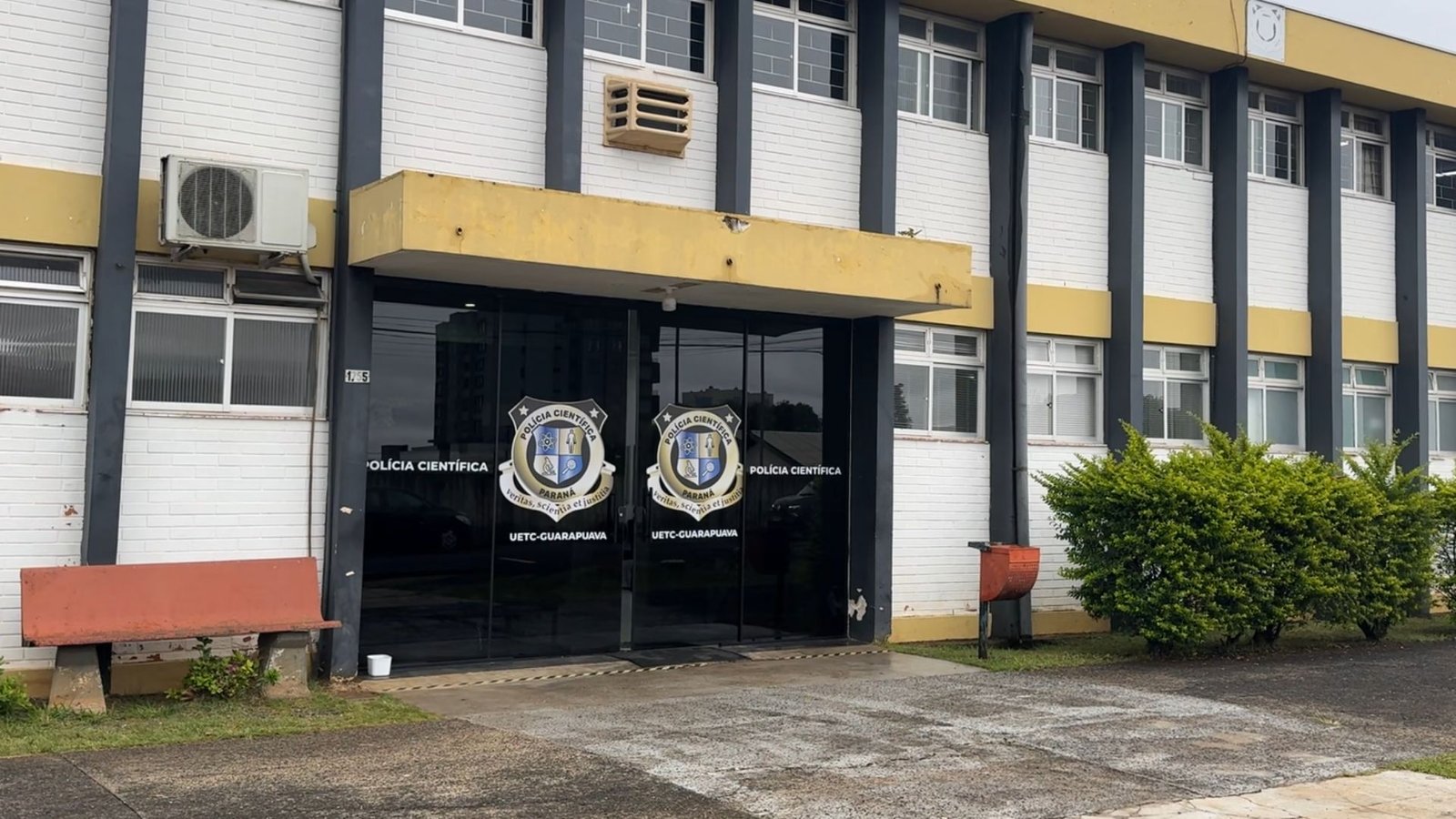 Fachada do Instituto Médico-Legal (IML) de Guarapuava. William Batista/ Atento News