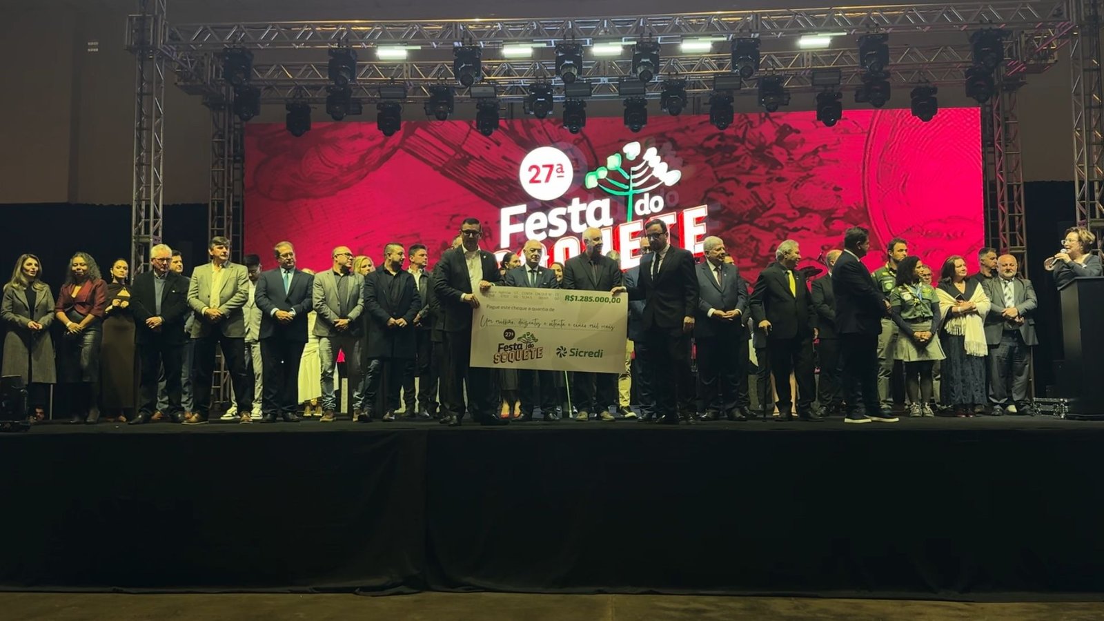27ª edição da Festa do Soquete realizada no Centro de Eventos Cidade dos Lagos, em Guarapuava