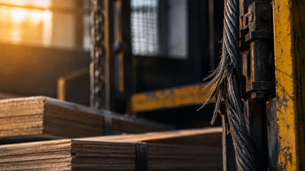 Trabalhador de 39 anos morreu após acidente envolvendo um elevador industrial em Pinhão. Imagem ilustrativa