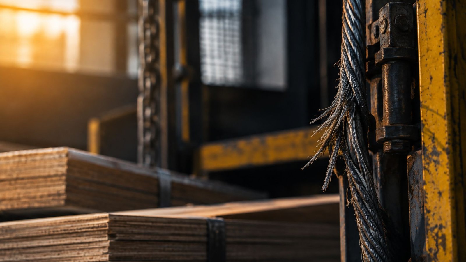 Trabalhador de 39 anos morreu após acidente envolvendo um elevador industrial em Pinhão. Imagem ilustrativa