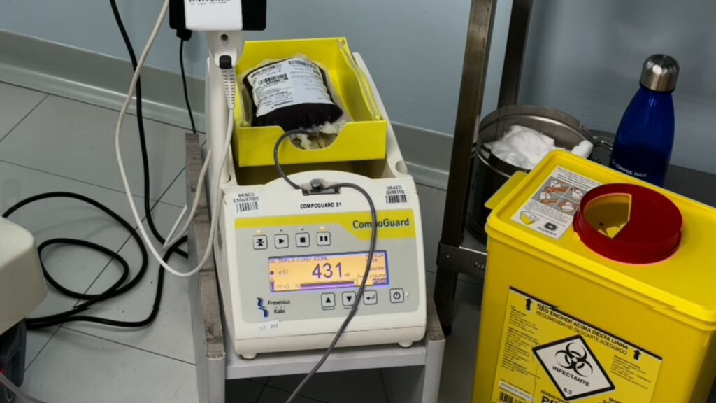 Doação de Sangue no Hemocentro de Guarapuava. Foto de arquivo/ Atento News
