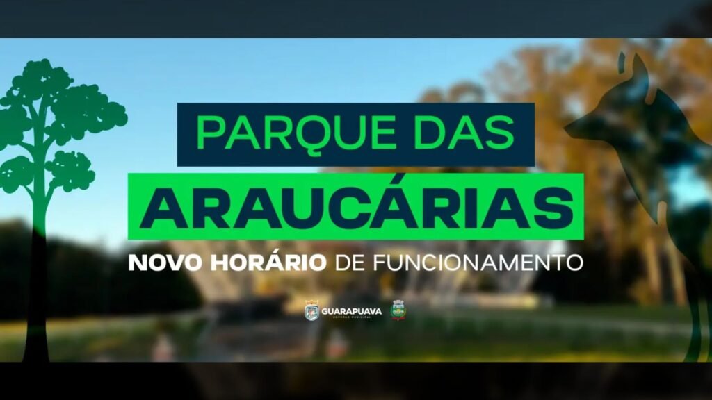 Parque das Araucárias passa a ficar aberto até as 19h durante a Primavera. Foto: Divulgação