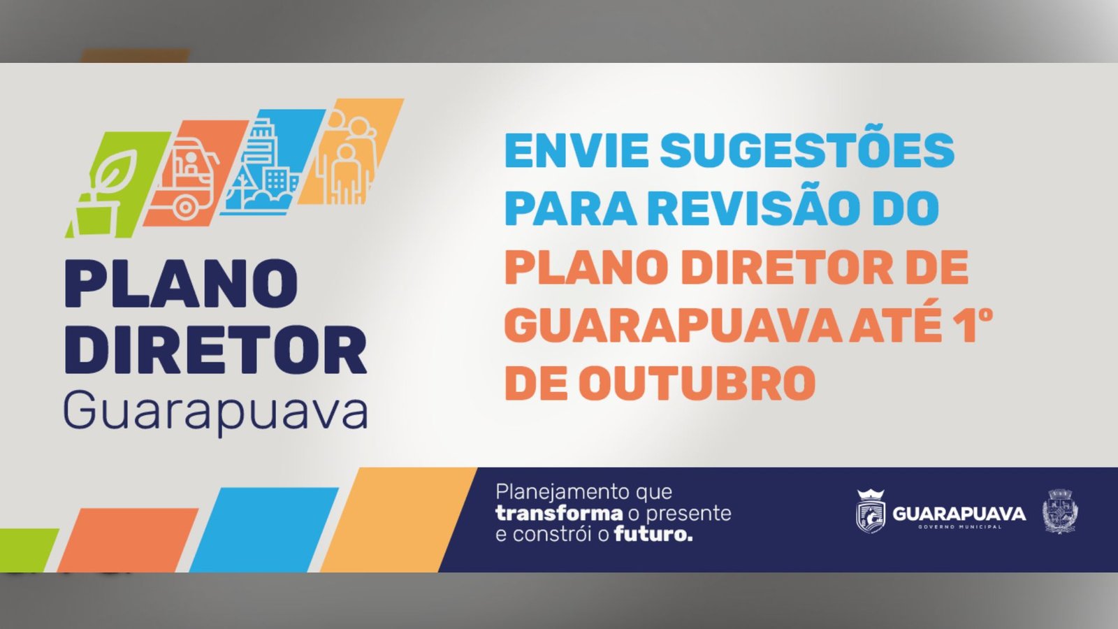 Revisão do Plano Diretor de Guarapuava já passou por reuniões setoriais e audiência pública. Foto: Prefeitura de Guarapuava