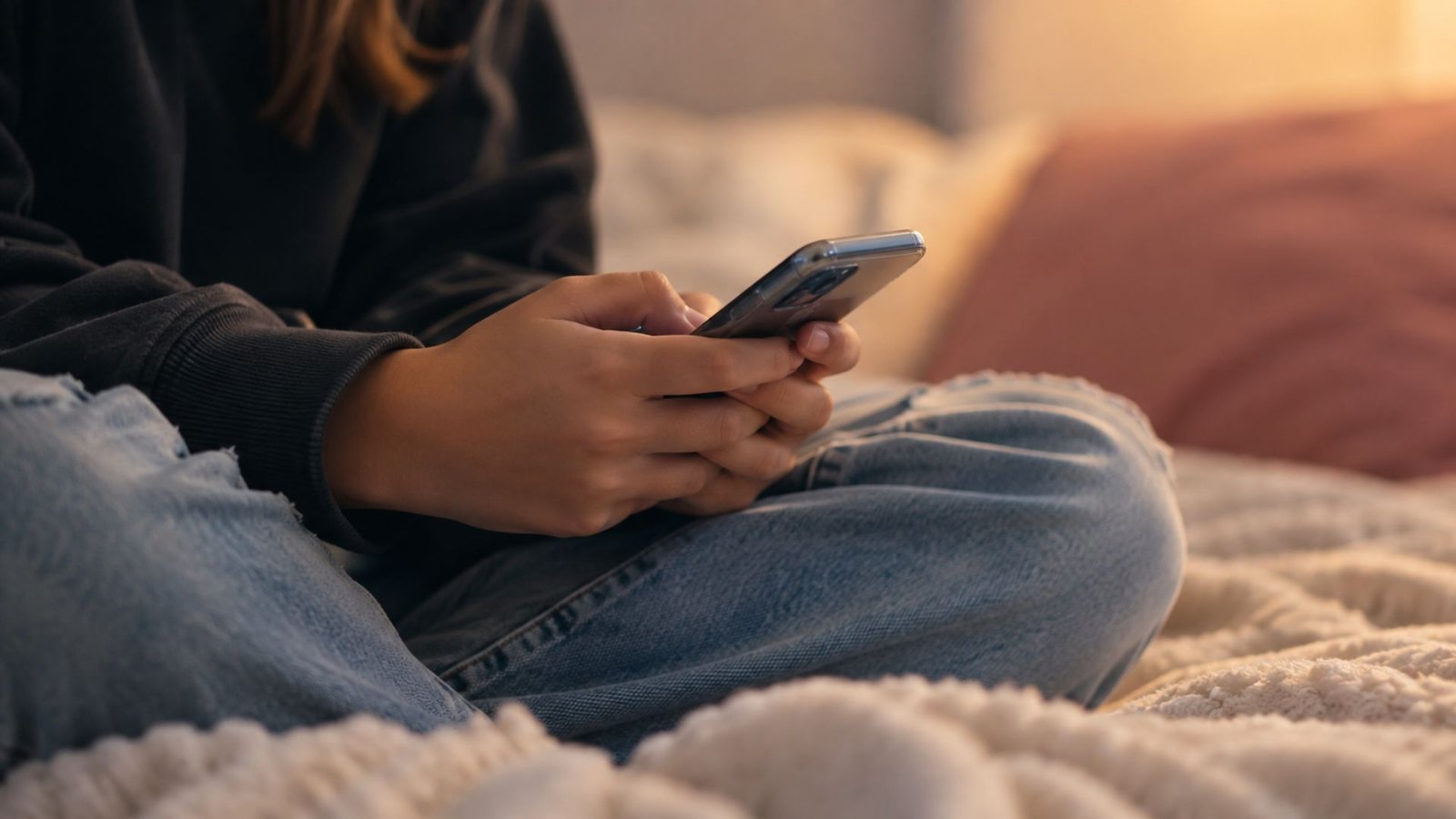 Estudo encontrou associação entre possuir smartphone aos 12 anos e maior ocorrência de comportamentos alimentares inadequados e problemas relacionados à percepção corporal. Imagem ilustrativa. Foto: Ilustrativa