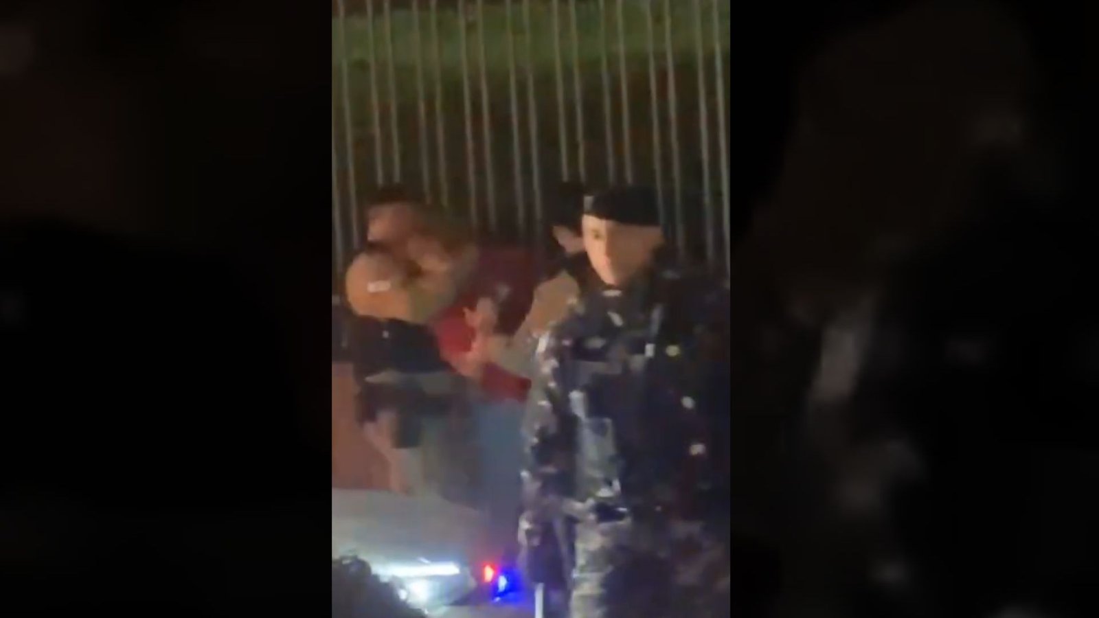 Imagens de uma intervenção policial durante comemoração eleitoral em Guarapuava repercutiram nas redes sociais e motivaram manifestações do PT e da Polícia Militar. Foto: Reprodução/redes sociais.
