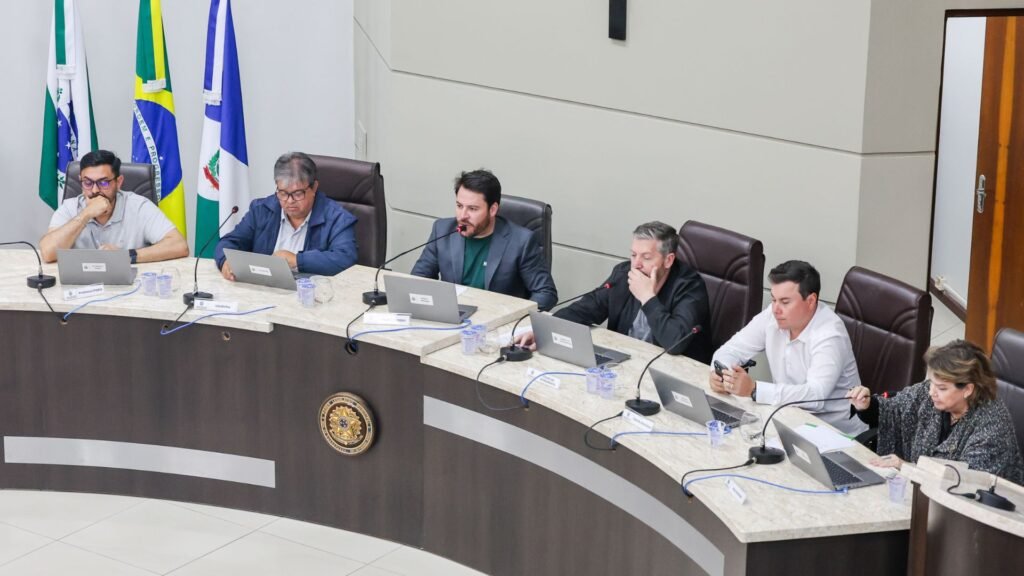 Câmara de Guarapuava realiza nesta terça-feira (20) a eleição que definirá o presidente e os demais integrantes da Mesa Executiva para 2027 e 2028. Foto: Diretoria de Comunicação/Câmara de Guarapuava.